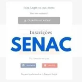 SENAC Inscrições 2024